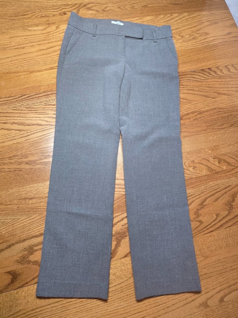 Ann Taylor Loft Marisa Straight Leg Dress Pant Gray Women Size 6